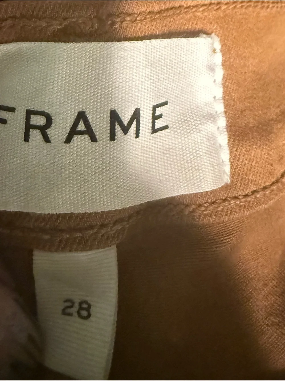 Frame Le Sylvie Slender Western Coastal Cowgirl Brown Jeans Women's Size 28 - Picture 10 of 12
